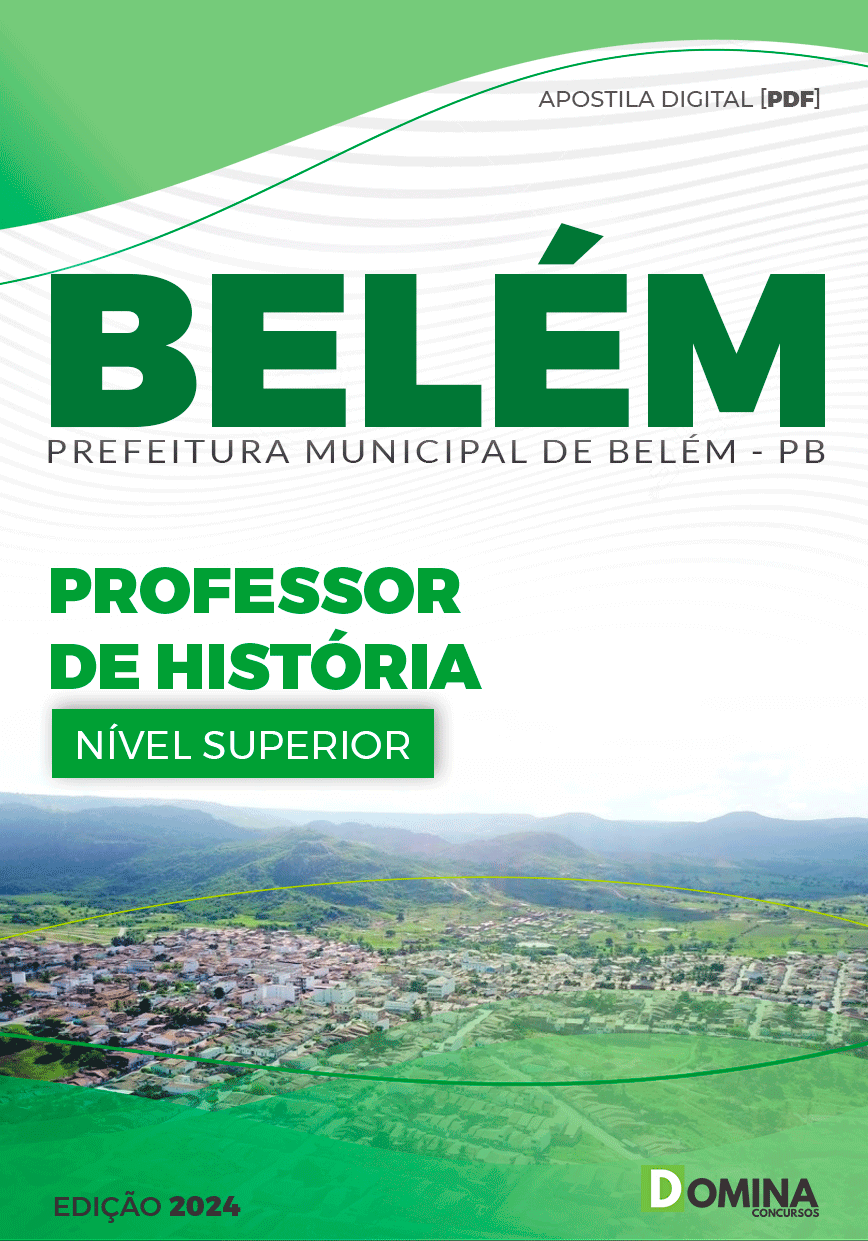 Apostila Pref Belém PB 2024 Professor de História