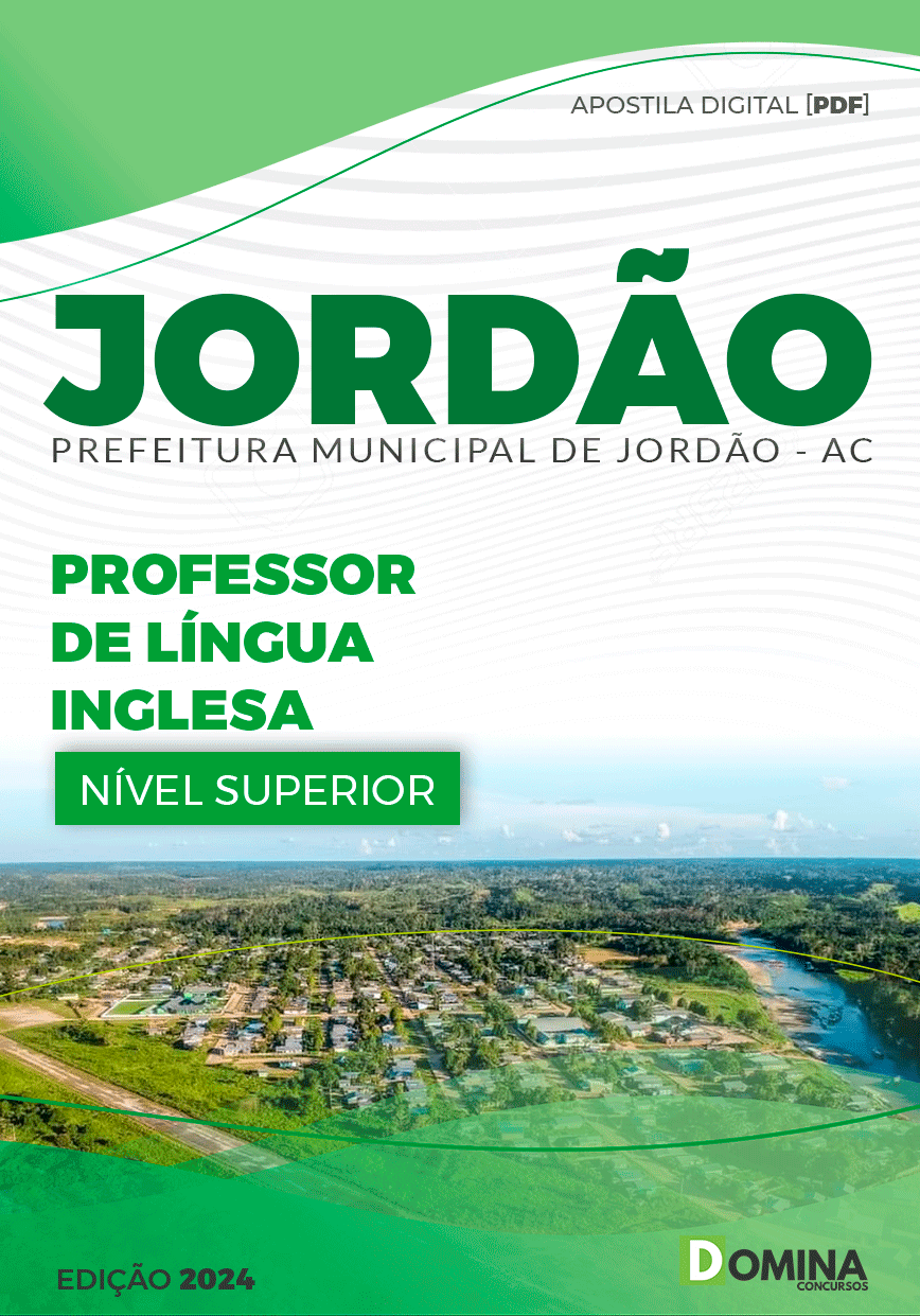Apostila Pref Jordão AC 2024 Professor de Língua Inglesa