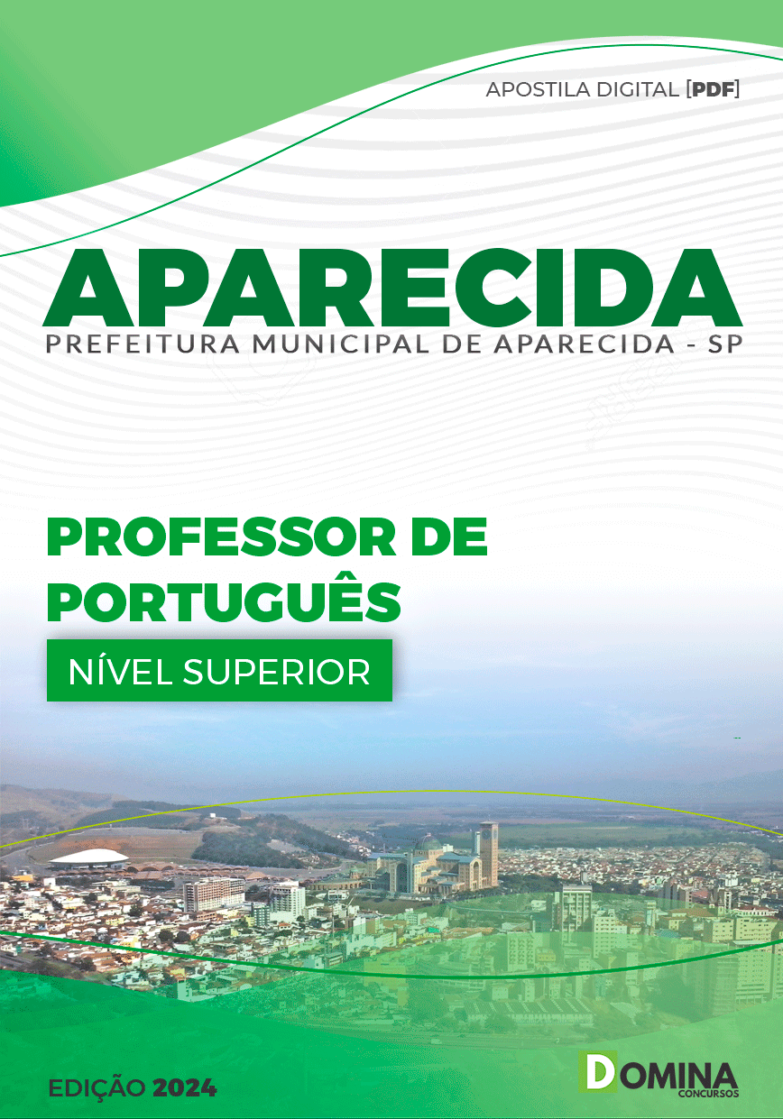 Apostila Pref Aparecida SP 2024 Professor de Português