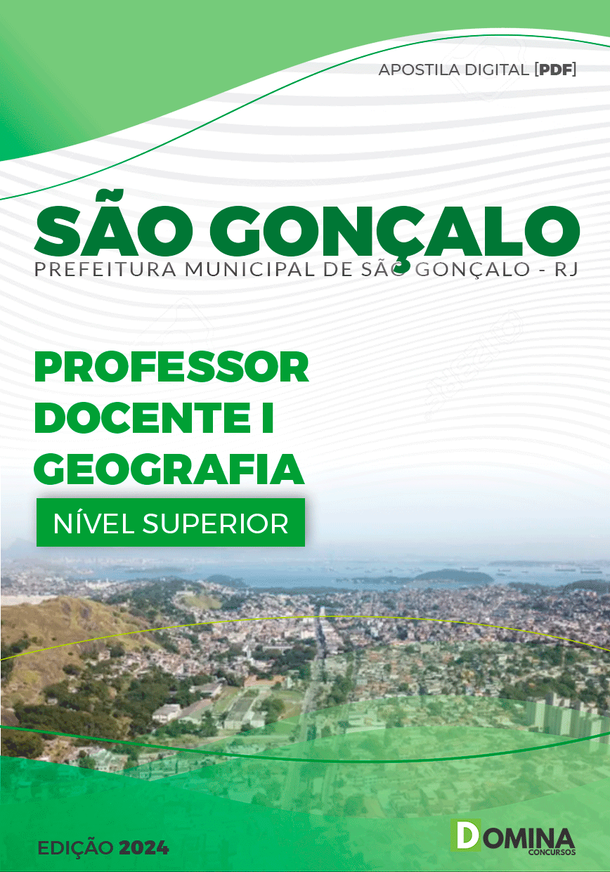 Apostila Pref São Gonçalo RJ 2024 Professor de Geografia