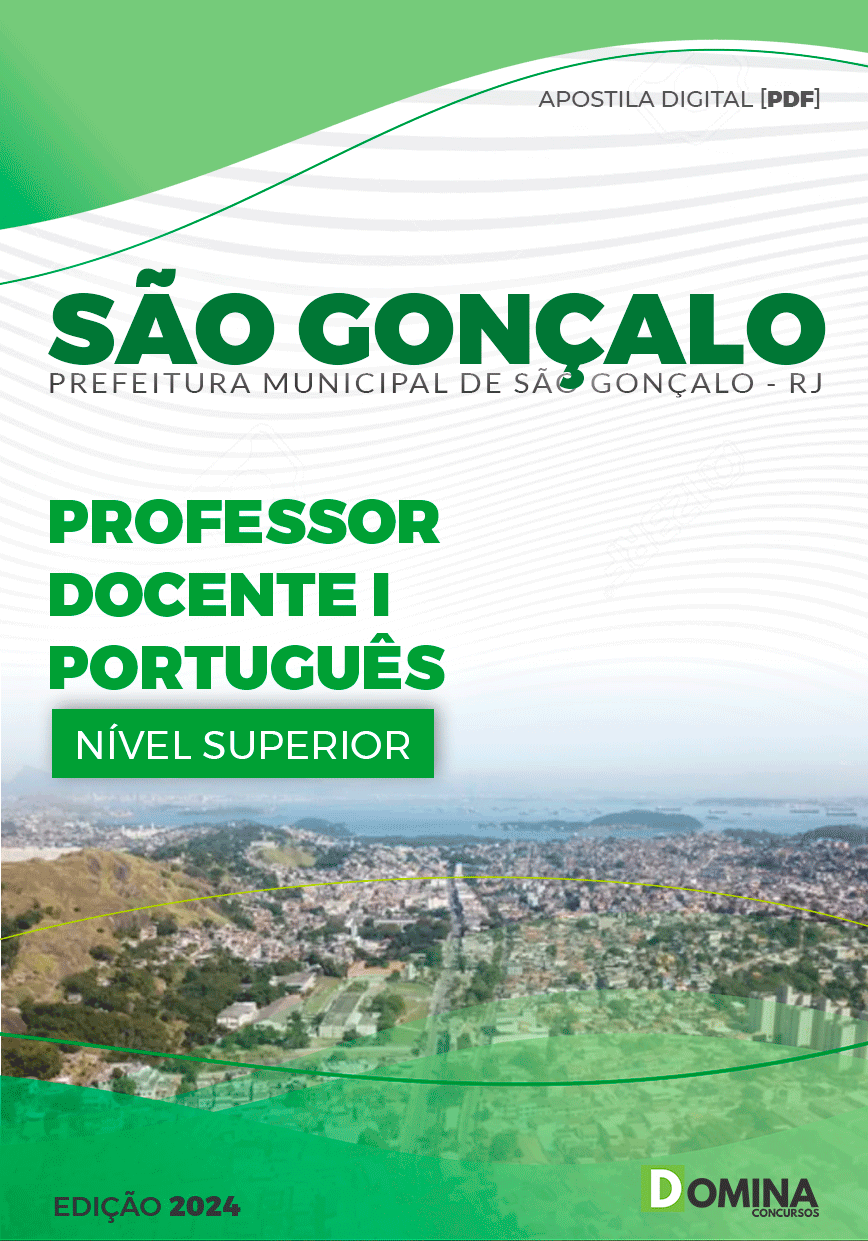 Apostila Pref São Gonçalo RJ 2024 Professor de Português