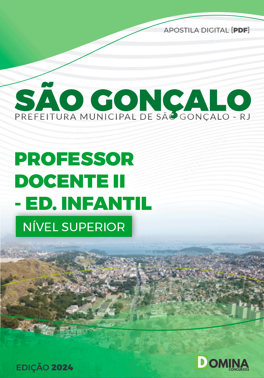 Apostila Pref São Gonçalo RJ 2024 Professor de Educação Infantil