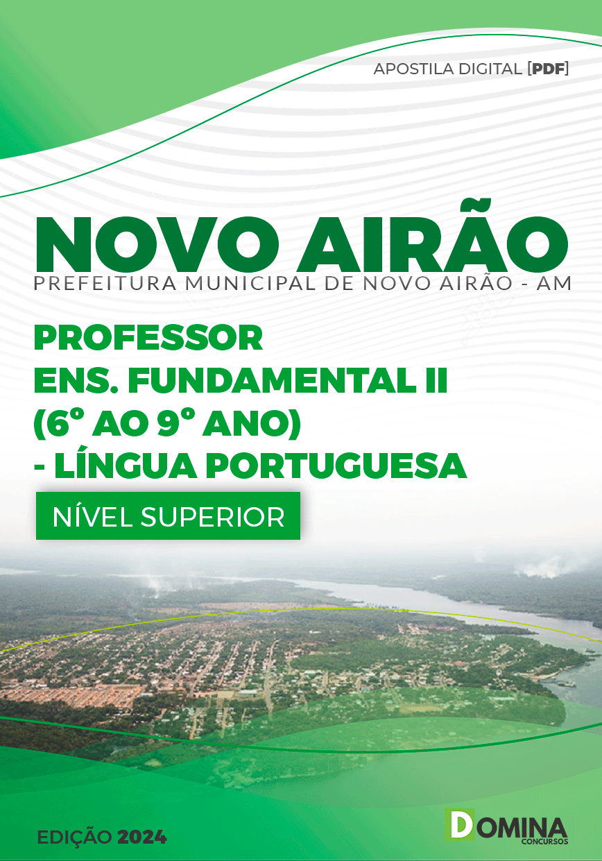 Apostila Pref Novo Airão AM 2024 Professor Fundamental I
