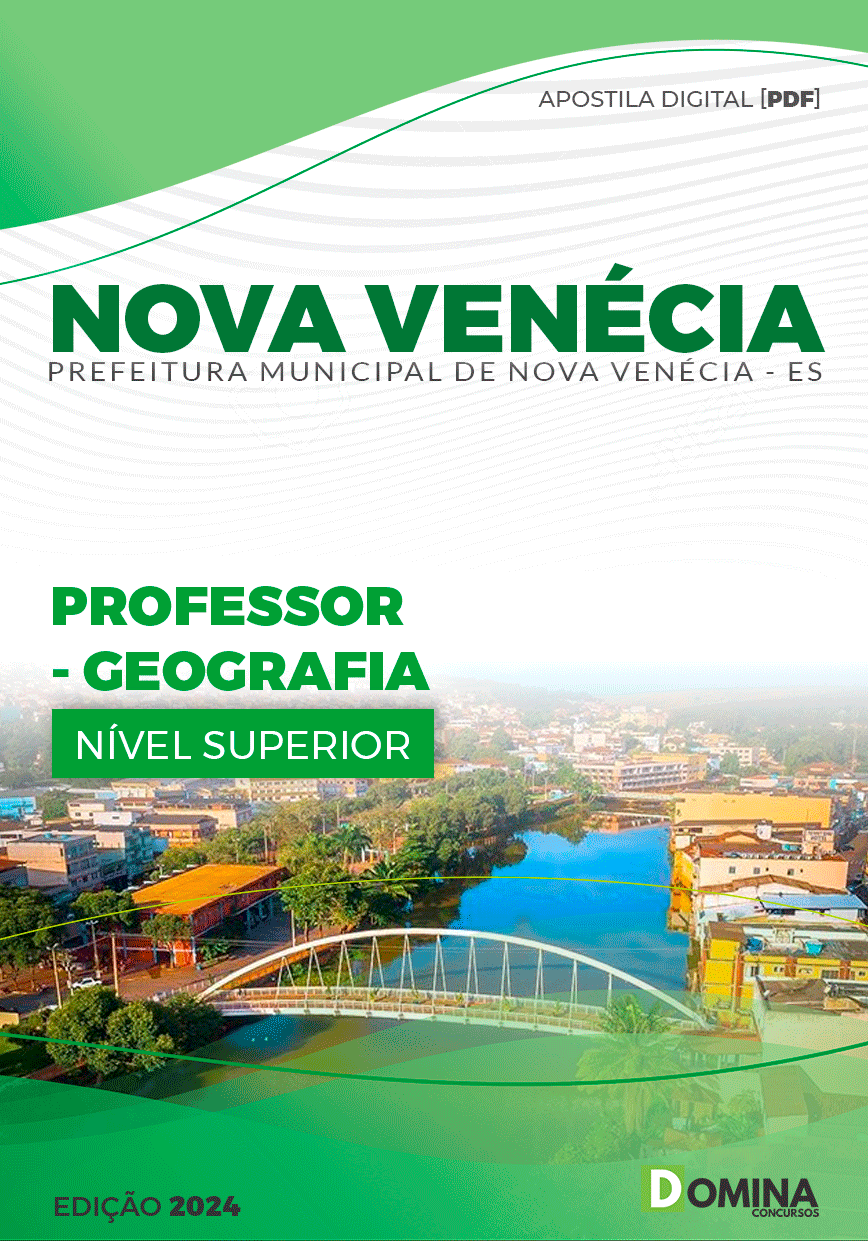 Apostila Pref Nova Venécia ES 2024 Professor de Geografia