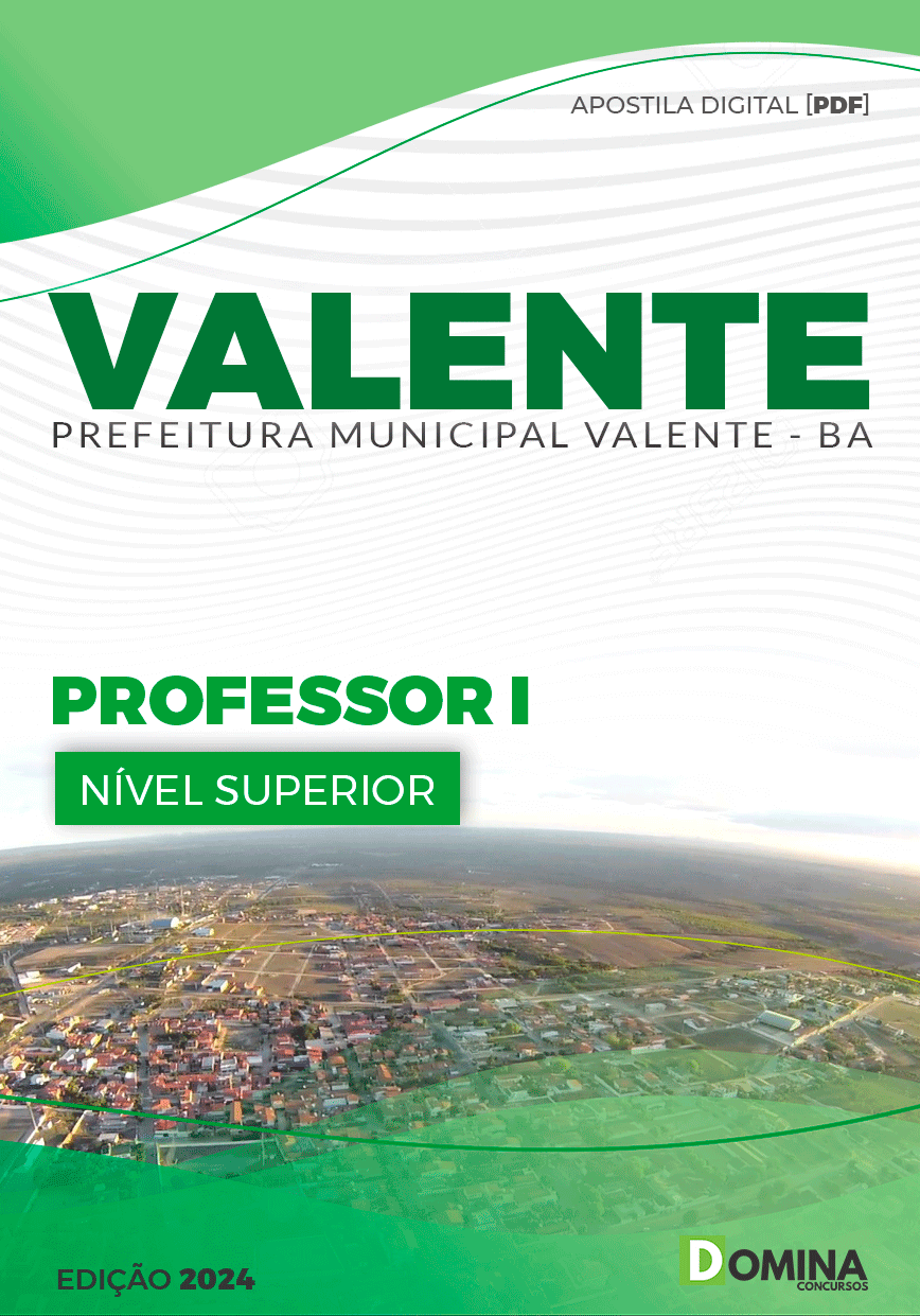 Apostila Pref Valente BA 2024 Professor