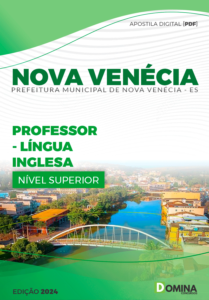 Apostila Pref Nova Venécia ES 2024 Professor de Língua Inglesa