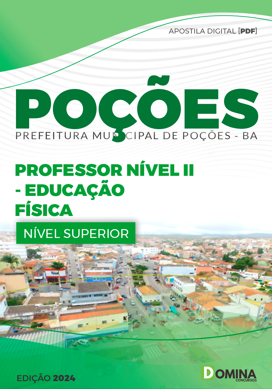 Apostila Pref Poções BA 2024 Professor de Educação Física