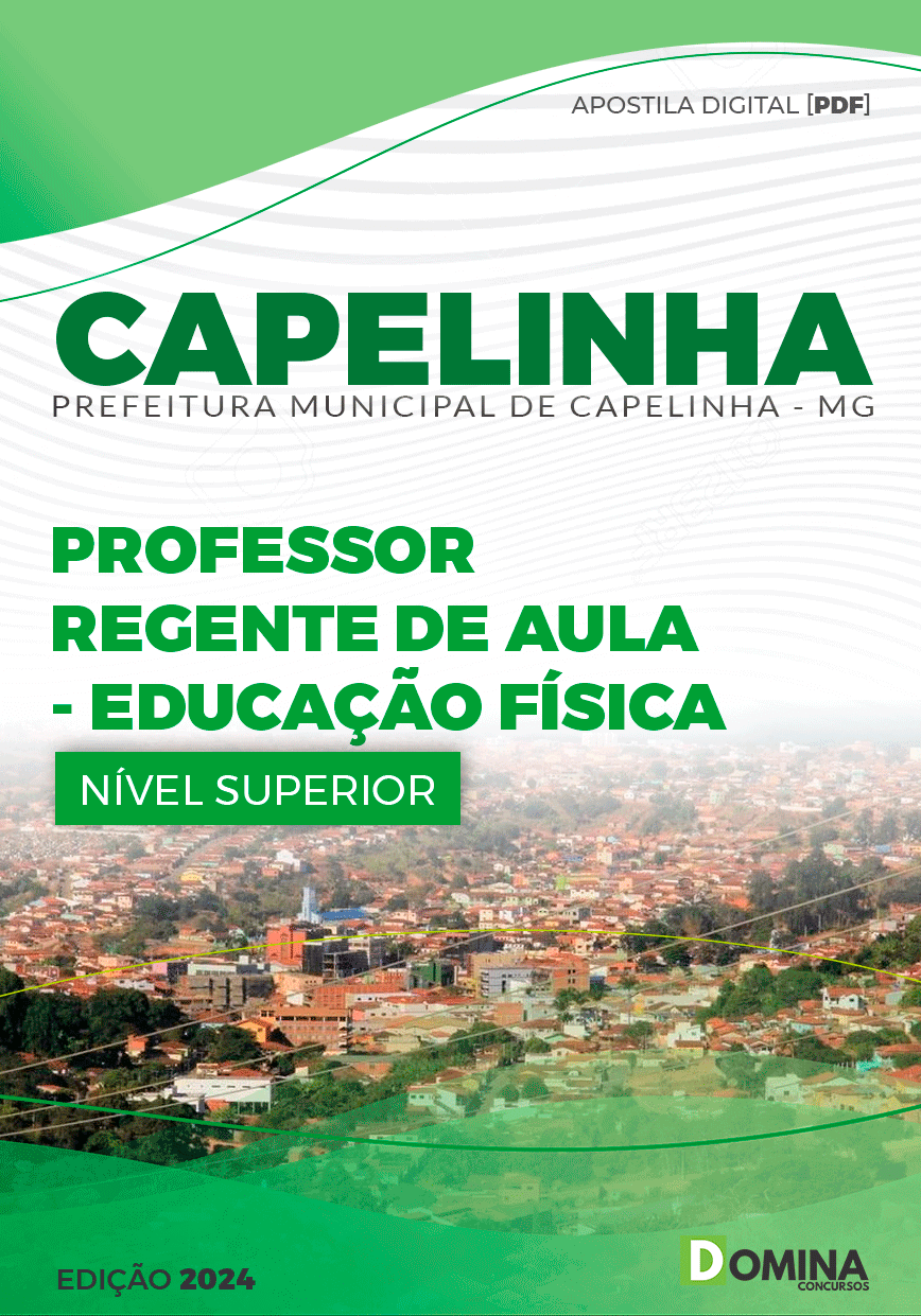 Apostila Pref Capelinha MG 2024 Professor Educação Física