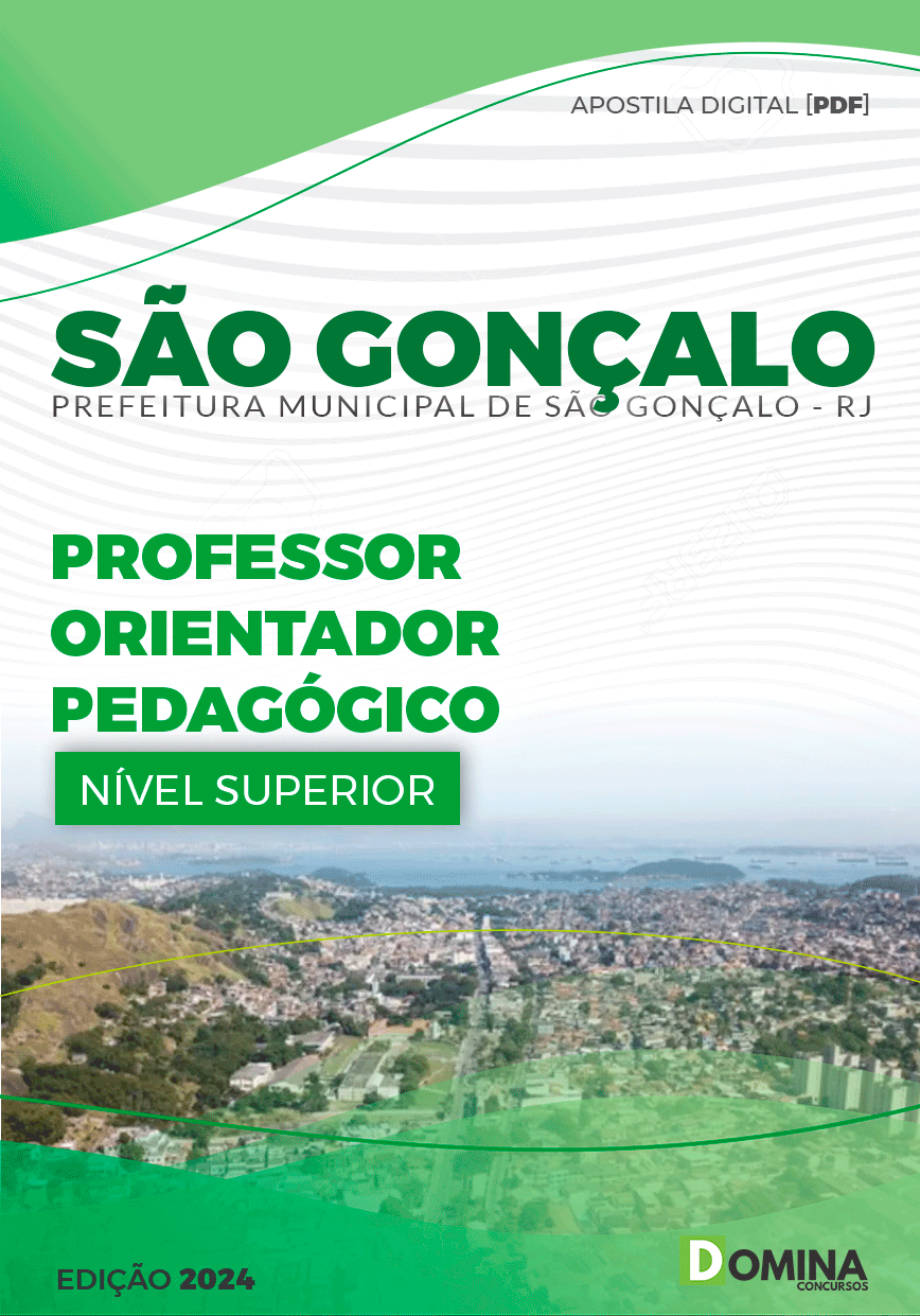 Pref São Gonçalo RJ 2024 Professor Orientador Pedagógico