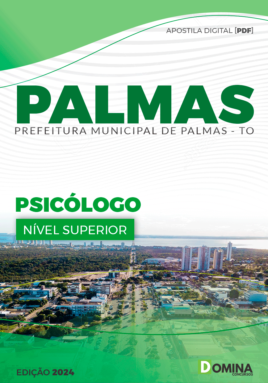 Apostila Pref Palmas TO 2024 Psicólogo