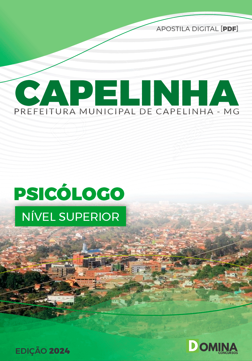 Apostila Pref Capelinha MG 2024 Psicólogo
