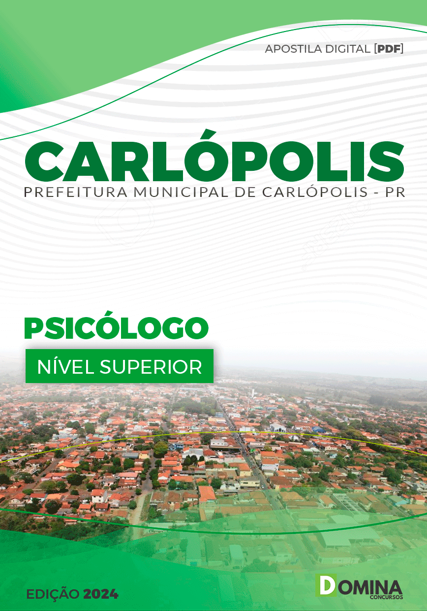 Apostila Pref Carlópolis PR 2024 Psicólogo