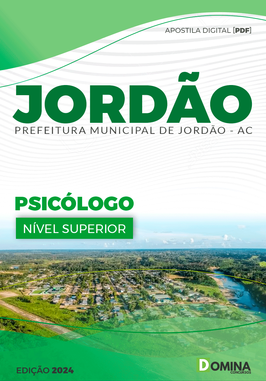 Apostila Pref Jordão AC 2024 Psicólogo