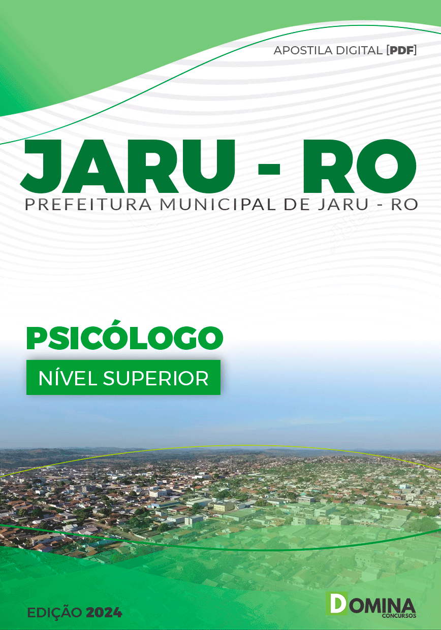 Apostila Pref Jaru RO 2024 Psicólogo