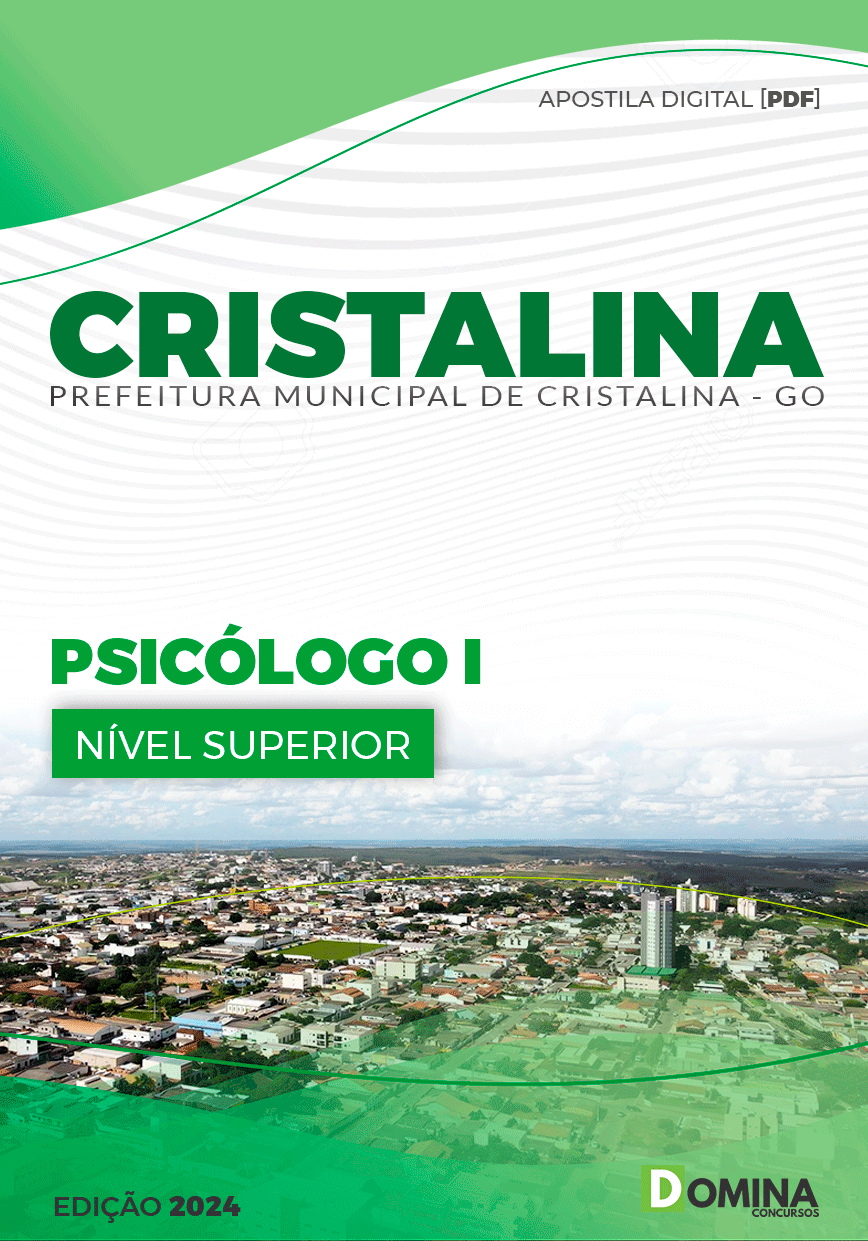 Apostila Pref Cristalina GO 2024 Psicólogo I