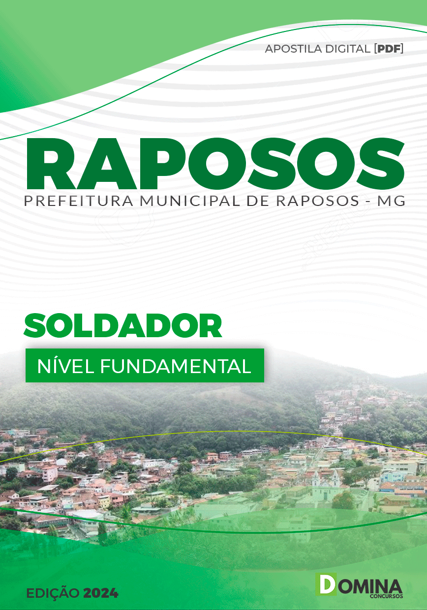 Apostila Pref Raposos MG 2024 Soldador
