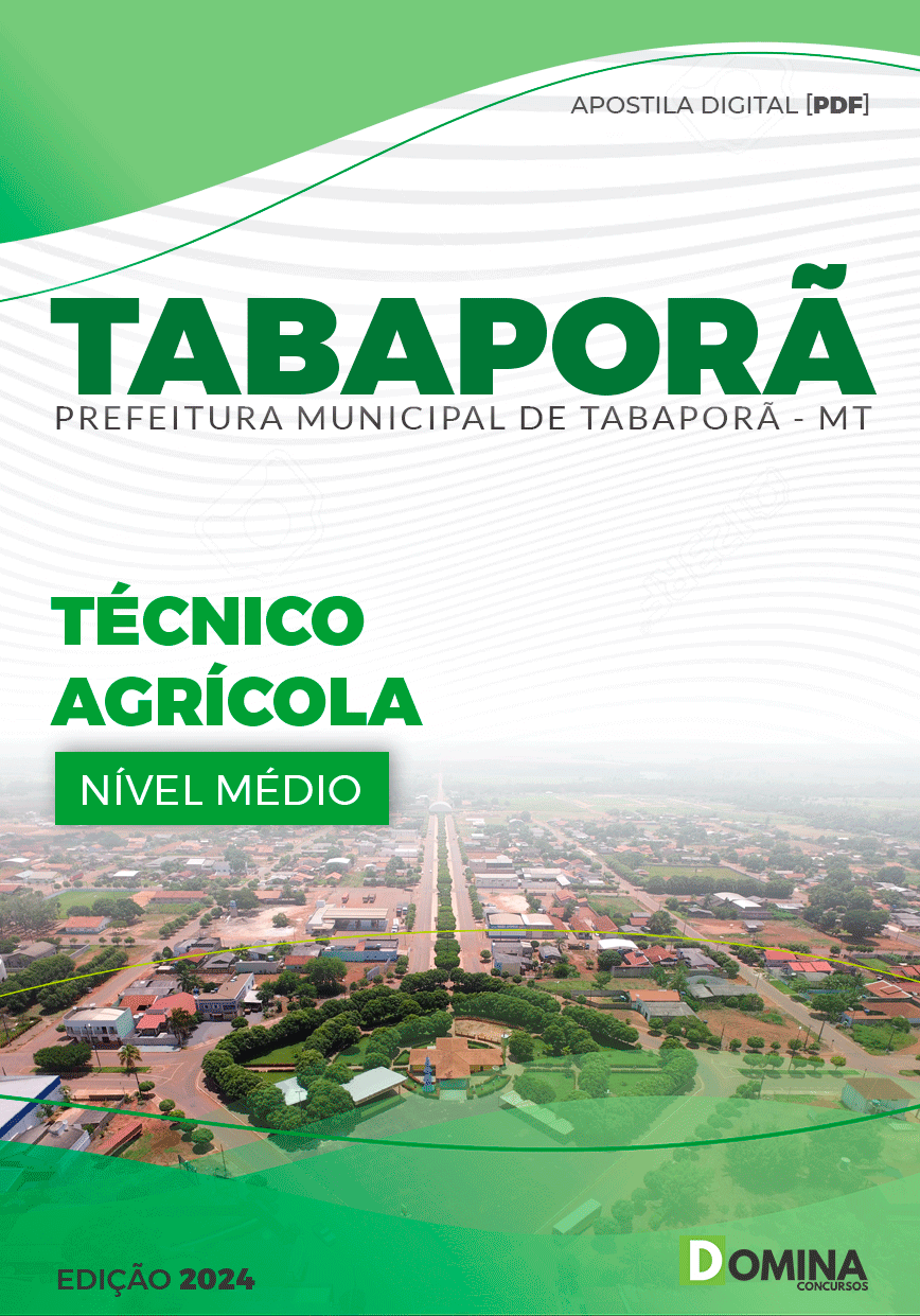 Apostila Pref Tabaporã MT 2024 Técnico Agrícola
