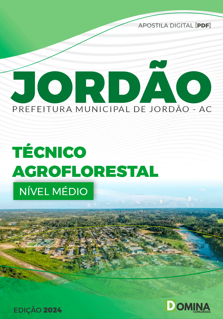 Apostila Pref Jordão AC 2024 Técnico Agroflorestal