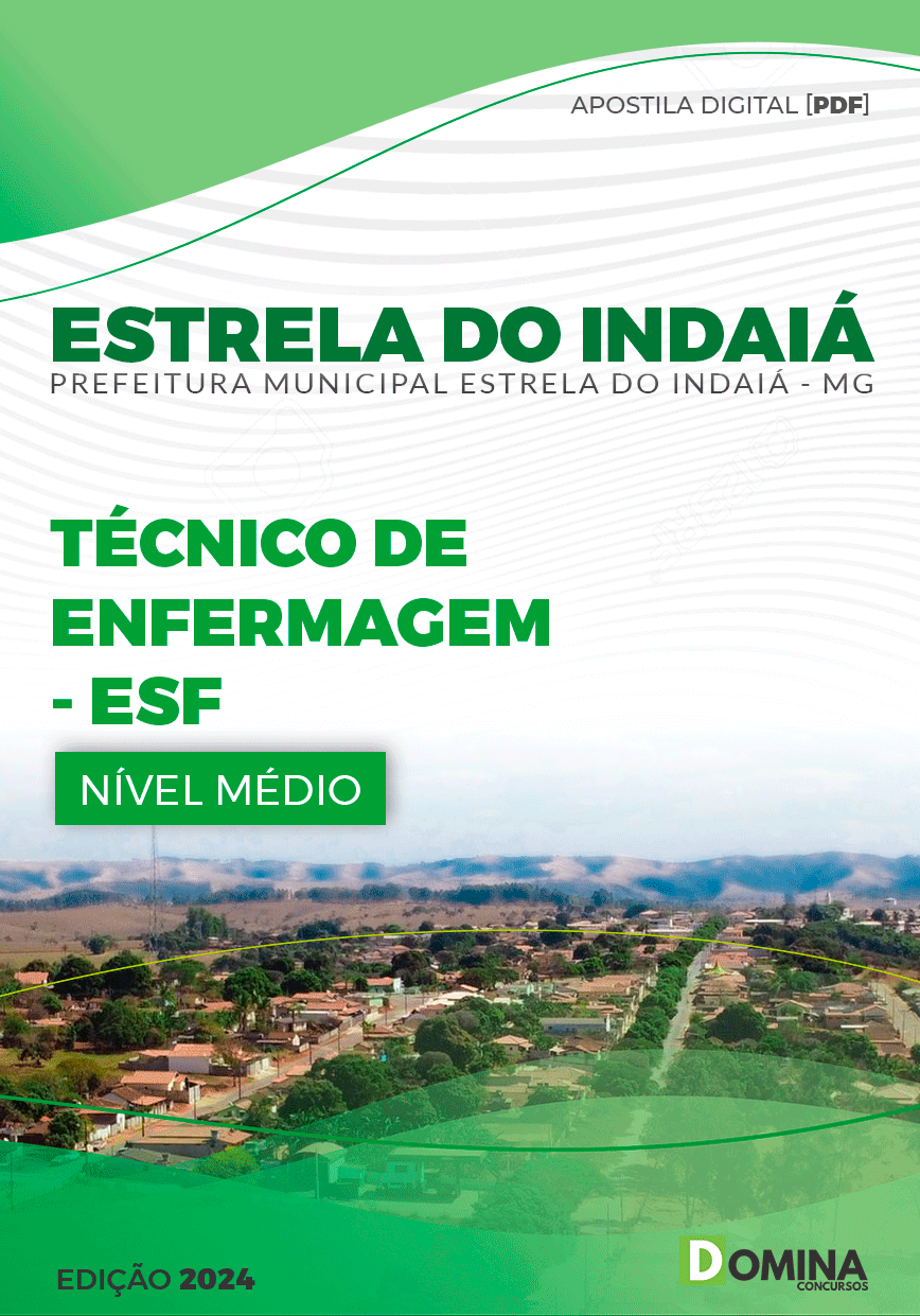 Apostila Pref Estrela do Indaiá MG 2024 Técnico Enfermagem ESF