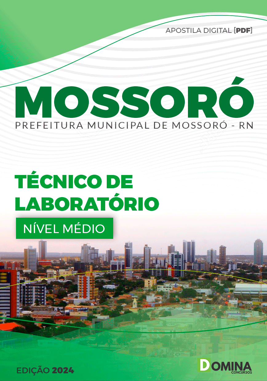 Apostila Pref Mossoró RN 2024 Técnico Laboratório