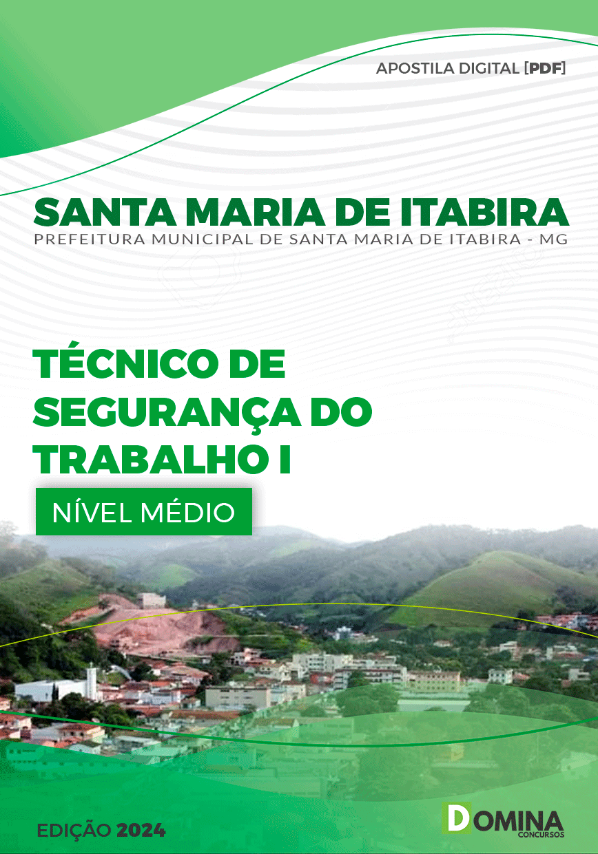 Pref Santa Maria Itabira MG 2024 Técnico Segurança do Trabalho
