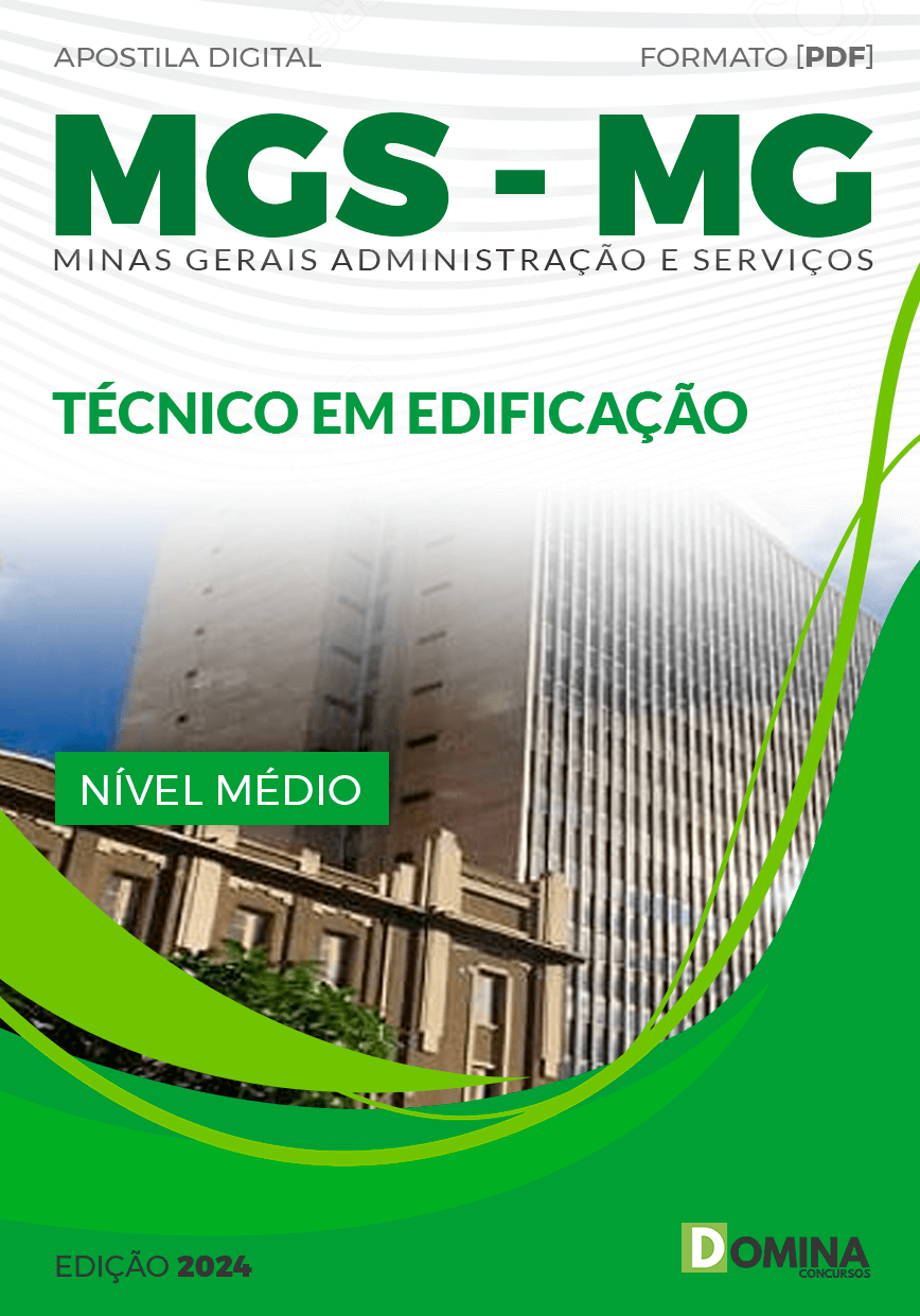 Apostila Concurso MGS MG 2024 Técnico Edificação