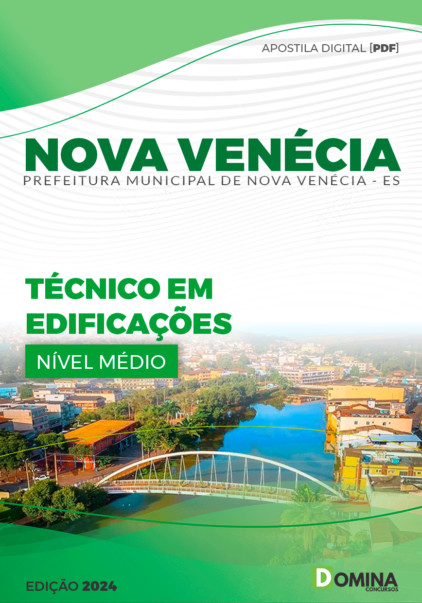 Apostila Pref Nova Venécia ES 2024 Técnico em Edificações