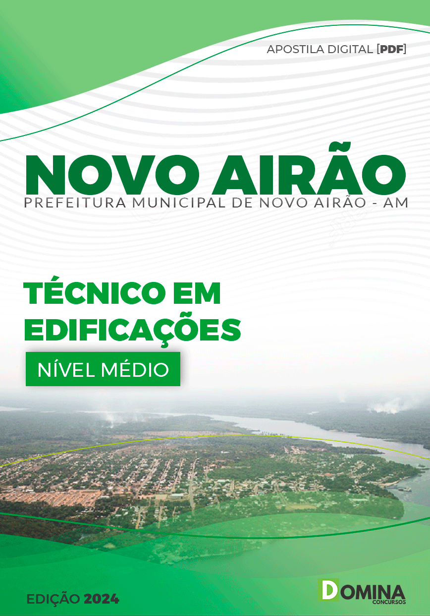 Apostila Pref Novo Airão AM 2024 Técnico Edificações