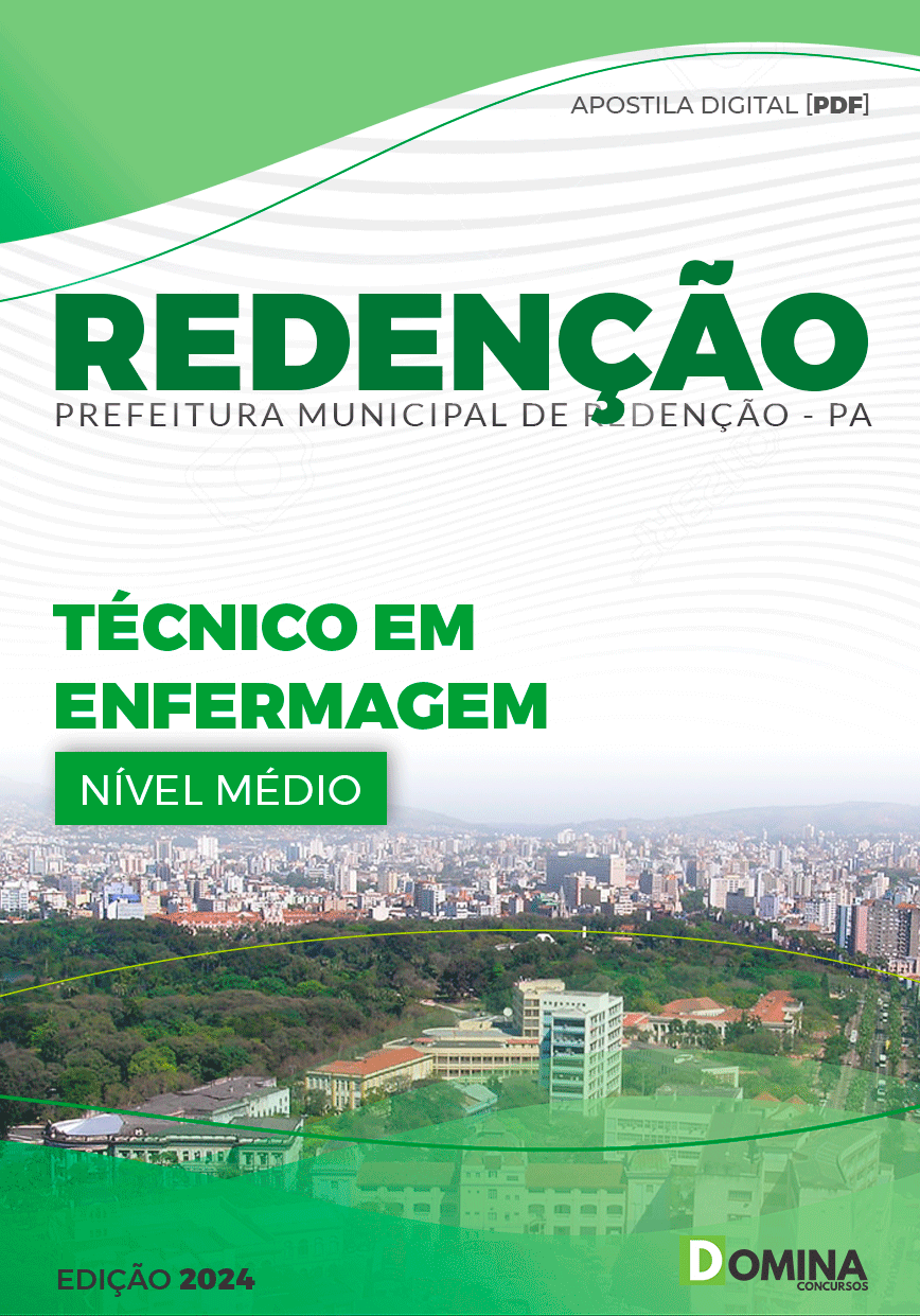 Apostila Pref Redenção PA 2024 Técnico Enfermagem