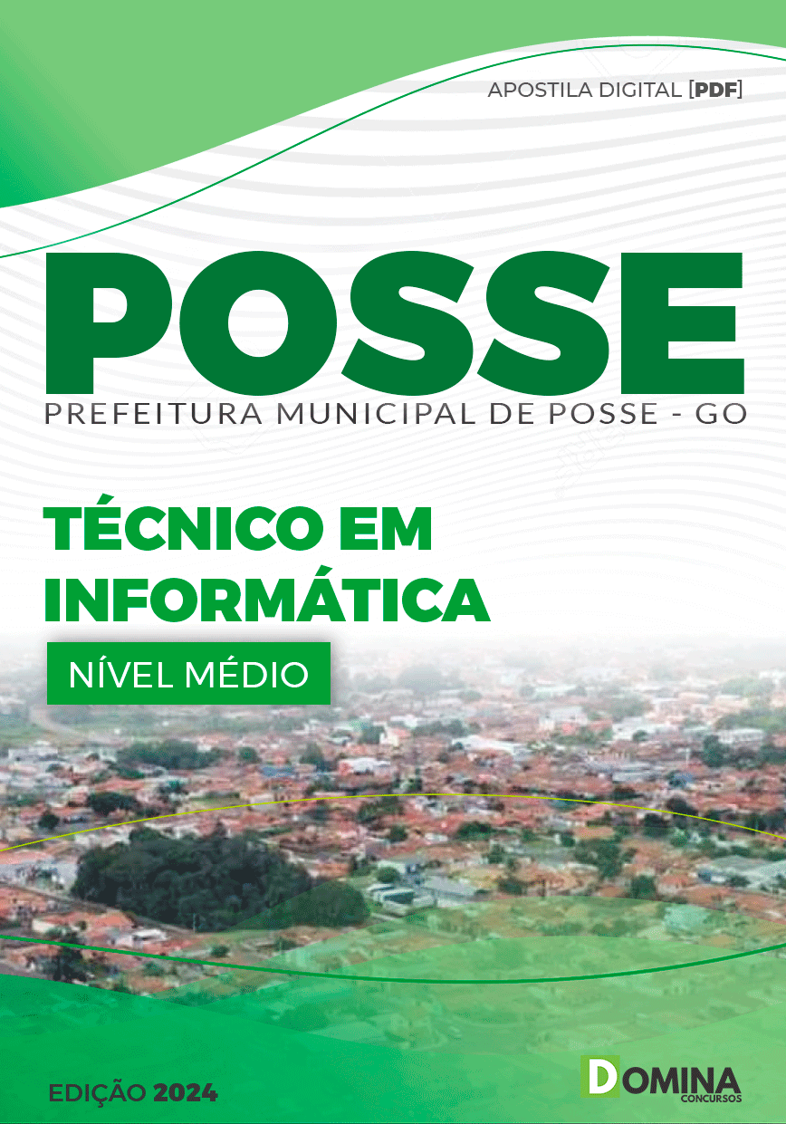 Apostila Pref Posse GO 2024 Técnico em Informática