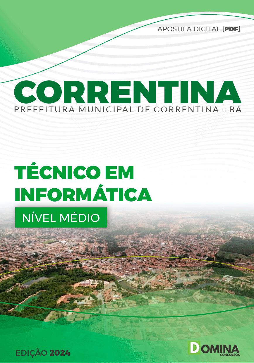 Apostila Pref Correntina BA 2024 Técnico Informática