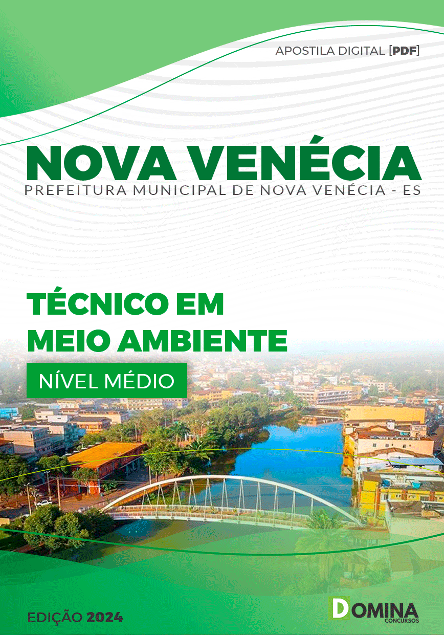 Apostila Pref Nova Venécia ES 2024 Técnico em Meio Ambiente