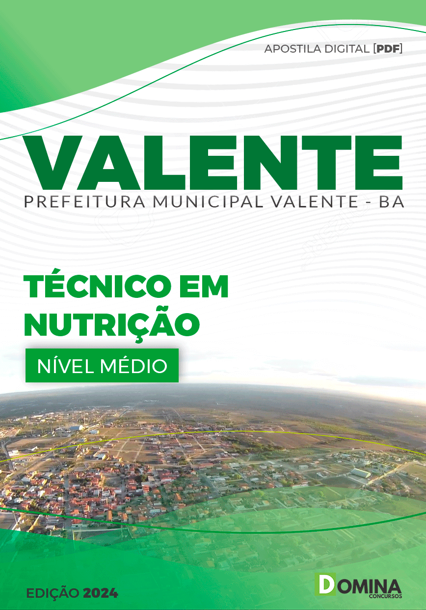 Apostila Pref Valente BA 2024 Técnico em Nutrição
