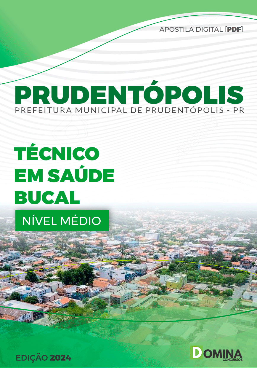Apostila Pref Prudentópolis PR 2024 Técnico Saúde Bucal