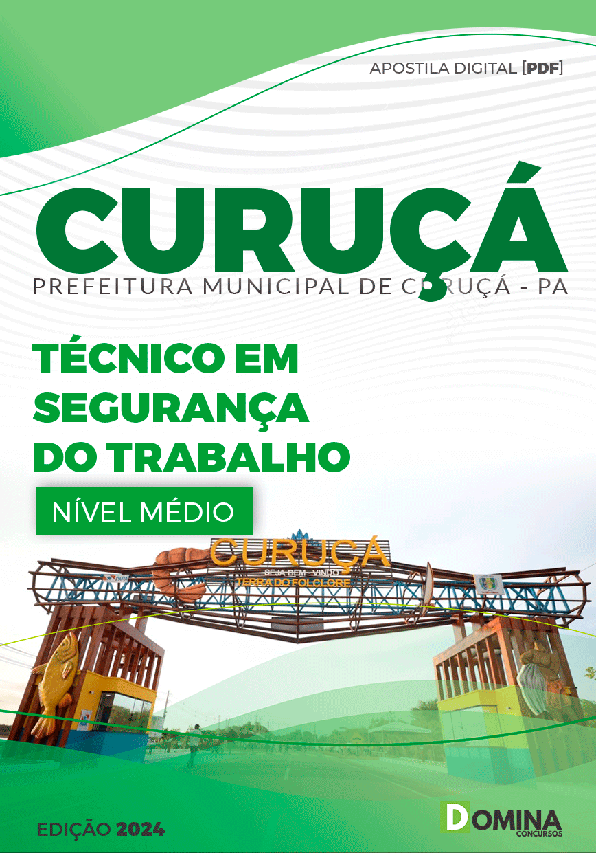 Apostila Pref Curuçá PA 2024 Técnico em Segurança do Trabalho