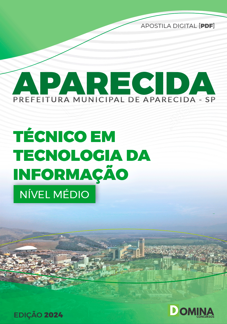 Pref Aparecida SP 2024 Técnico em Tecnologia da Informação