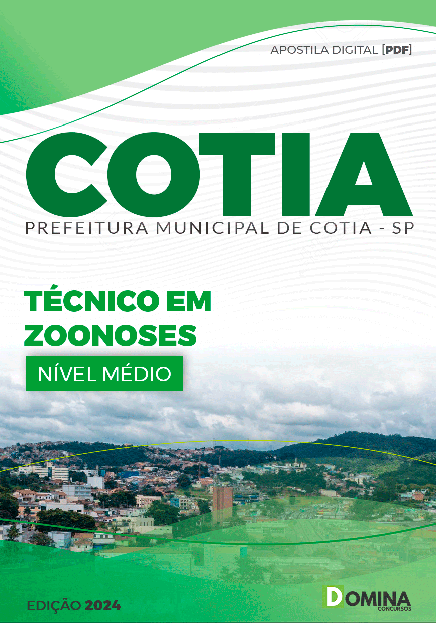 Apostila Concurso Pref Cotia SP 2024 Técnico Zoonoses