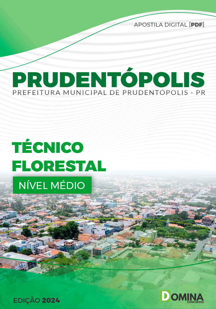 Apostila Pref Prudentópolis PR 2024 Técnico Florestal