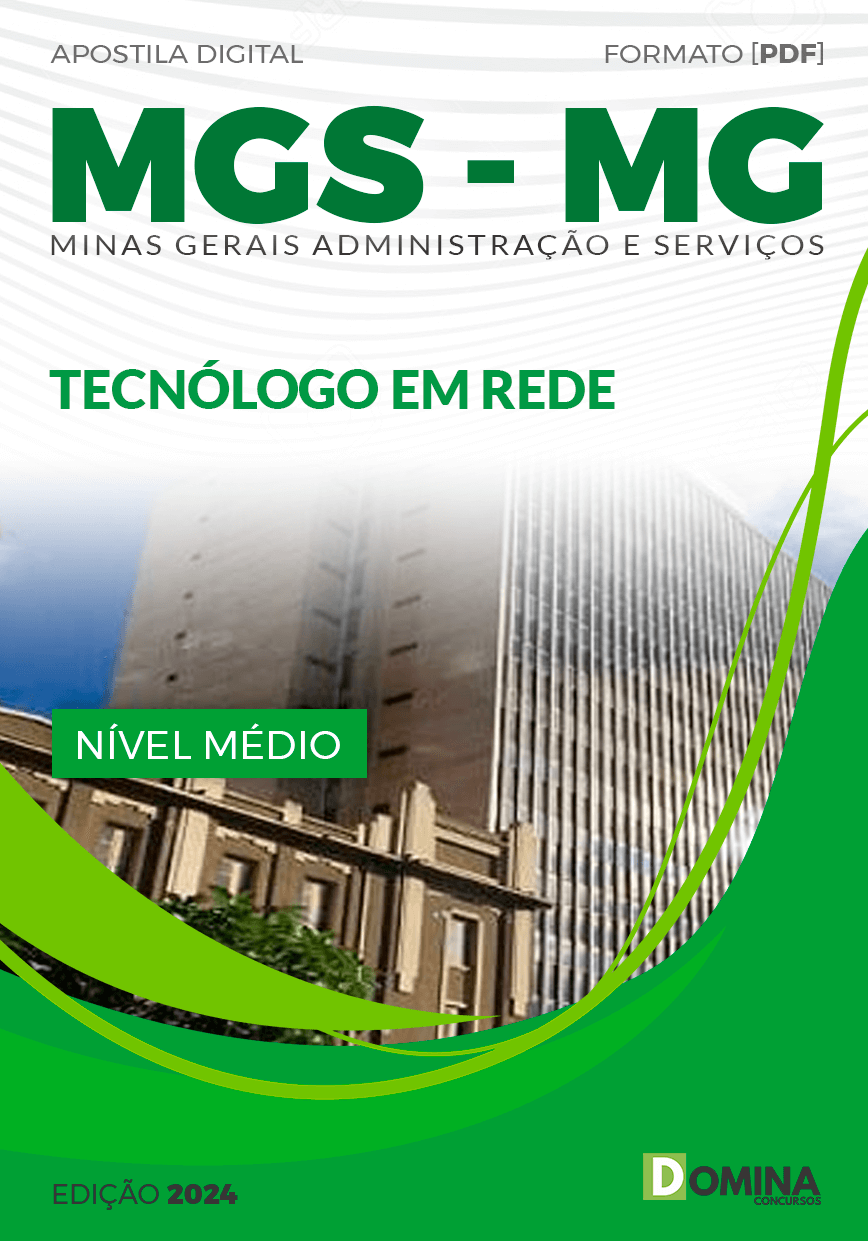 Apostila Concurso MGS MG 2024 Tecnólogo Rede