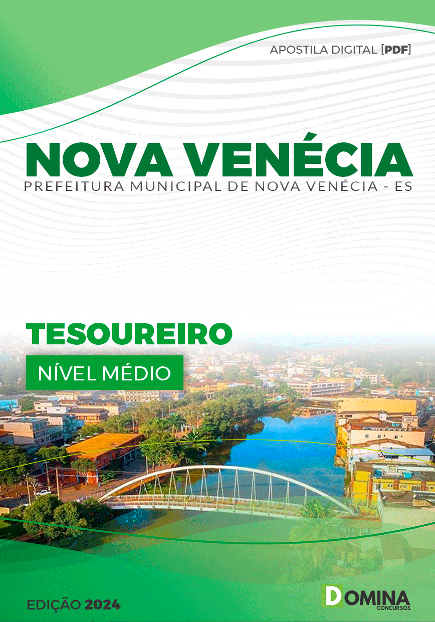 Apostila Pref Nova Venécia ES 2024 Tesoureiro