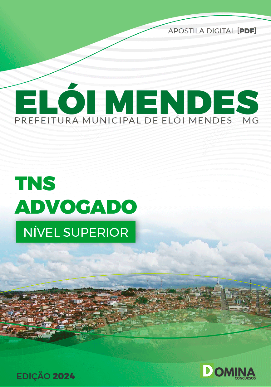 Apostila Pref Elói Mendes MG 2024 Advogado