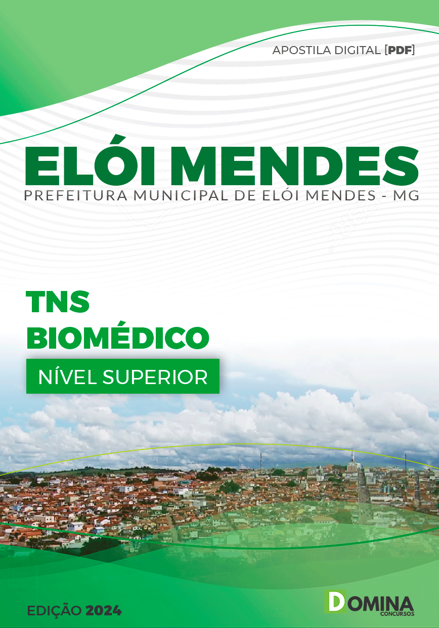 Apostila Pref Elói Mendes MG 2024 Biomédico