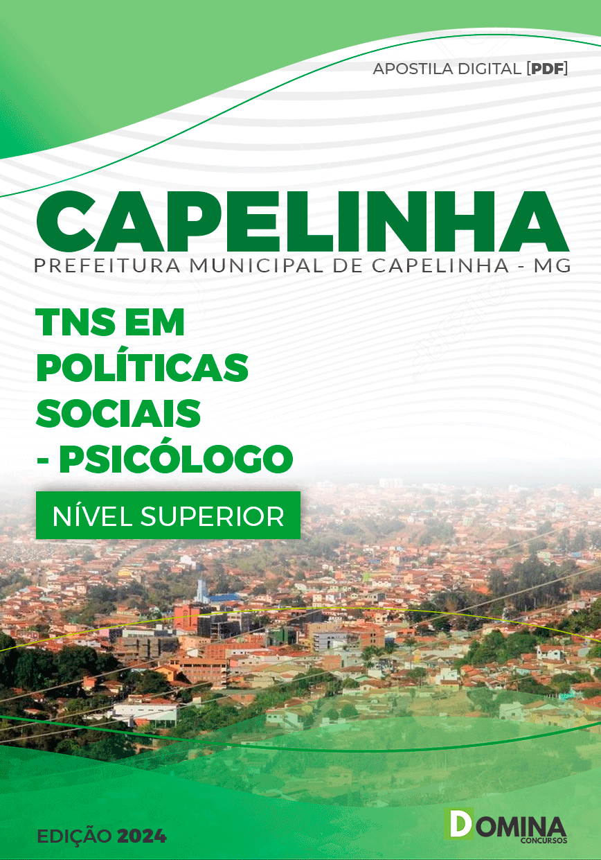 Apostila Pref Capelinha MG 2024 TNS Psicólogo