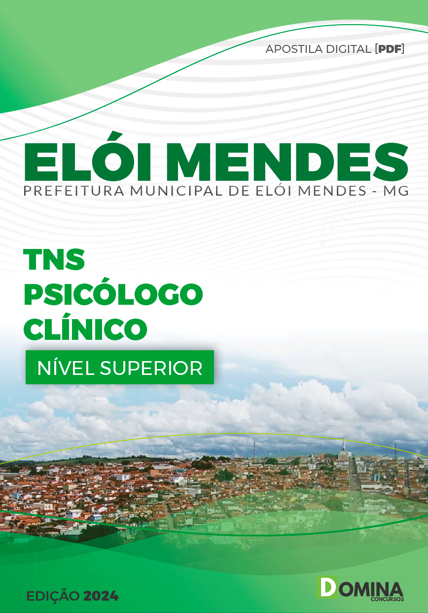 Apostila Pref Elói Mendes MG 2024 Psicólogo Clínico