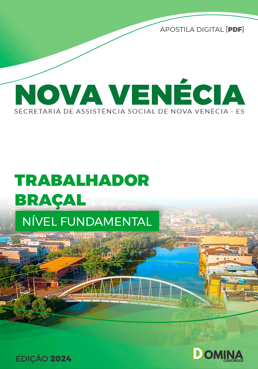 Apostila SAS Nova Venécia ES 2024 Trabalhador Braçal