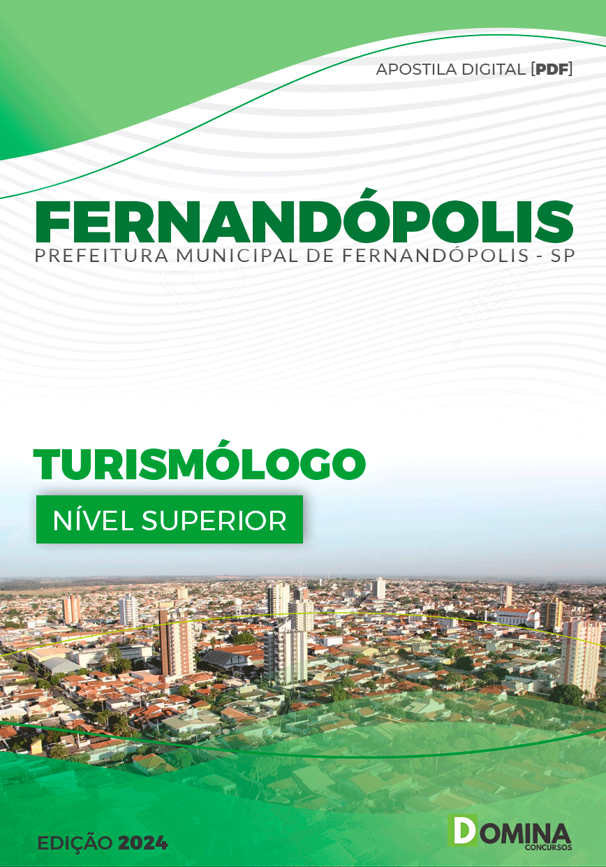 Apostila Pref Fernandópolis SP 2024 Turismólogo