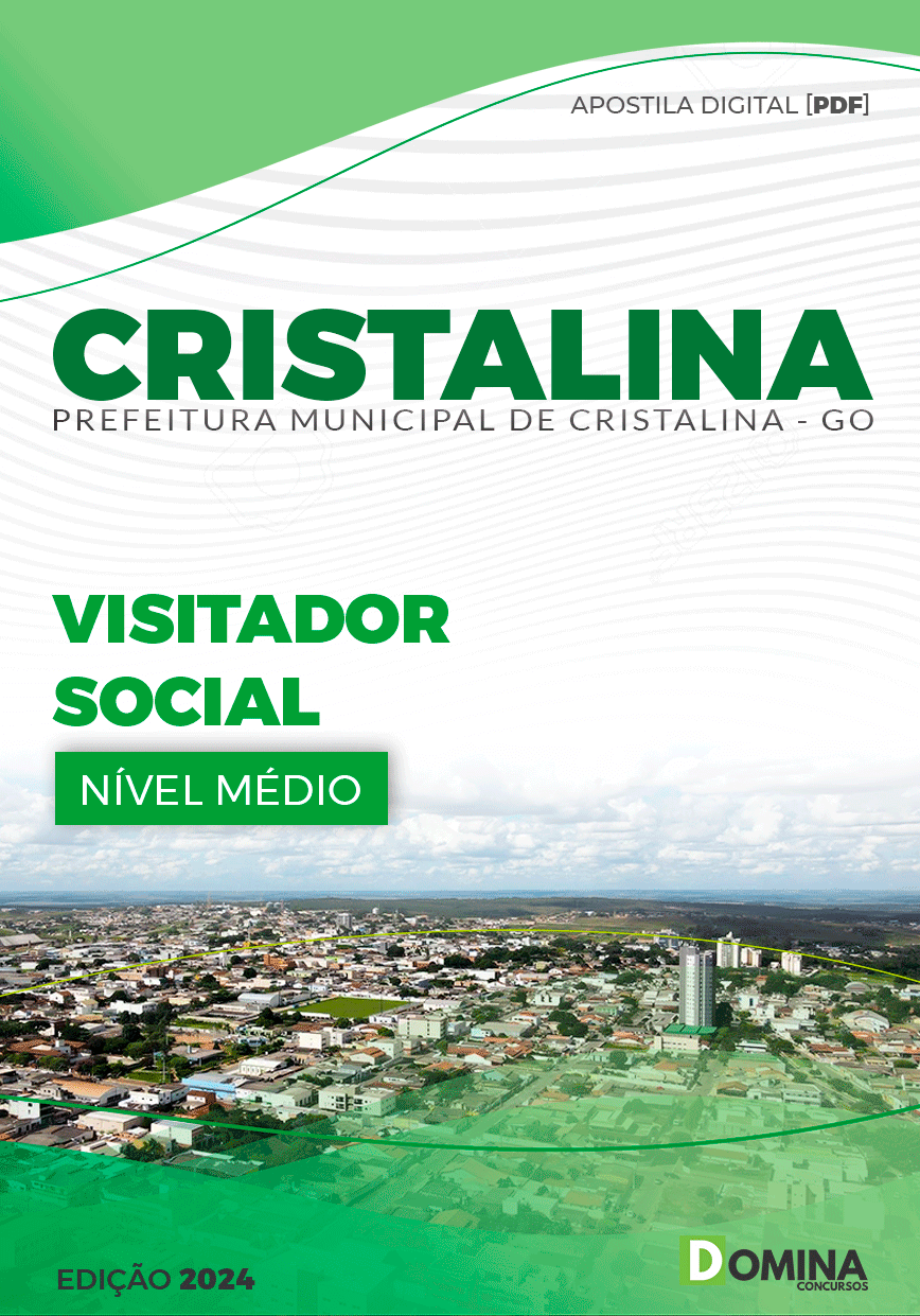 Apostila Pref Cristalina GO 2024 Visitador Social