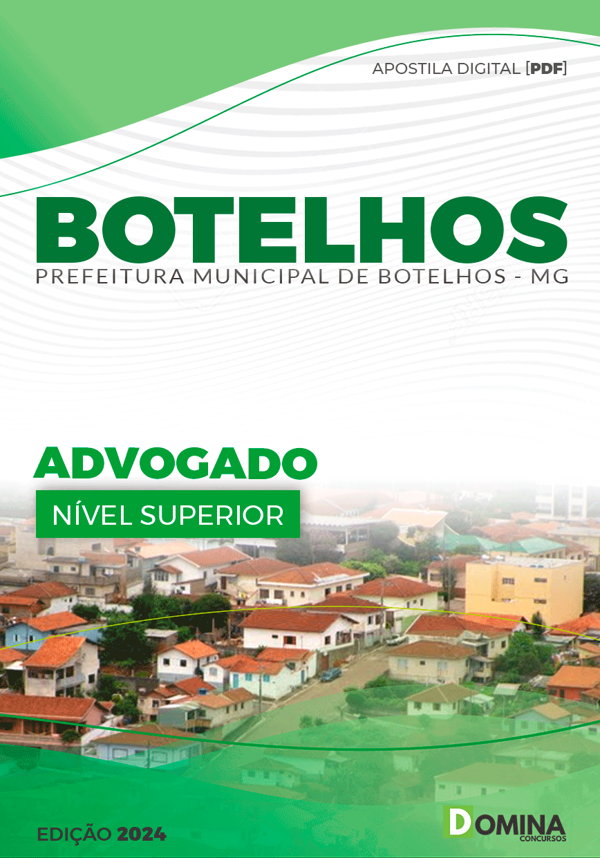 Apostila Pref Botelhos MG 2024 Advogado
