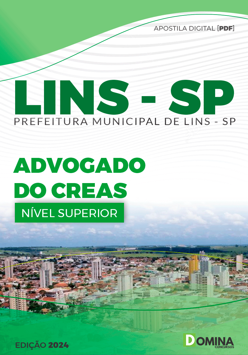 Apostila Concurso Pref Lins SP 2024 Advogado CREAS