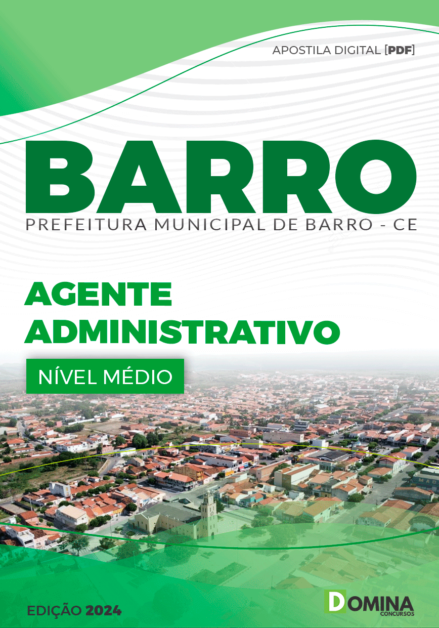 Apostila Pref Barro CE 2024 Agente Administrativo